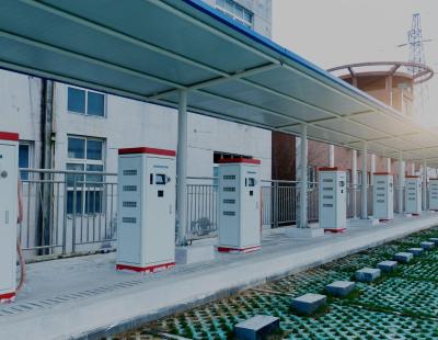 Puntos de carga para vehículos eléctricos en China. Imagen de WangAnQi