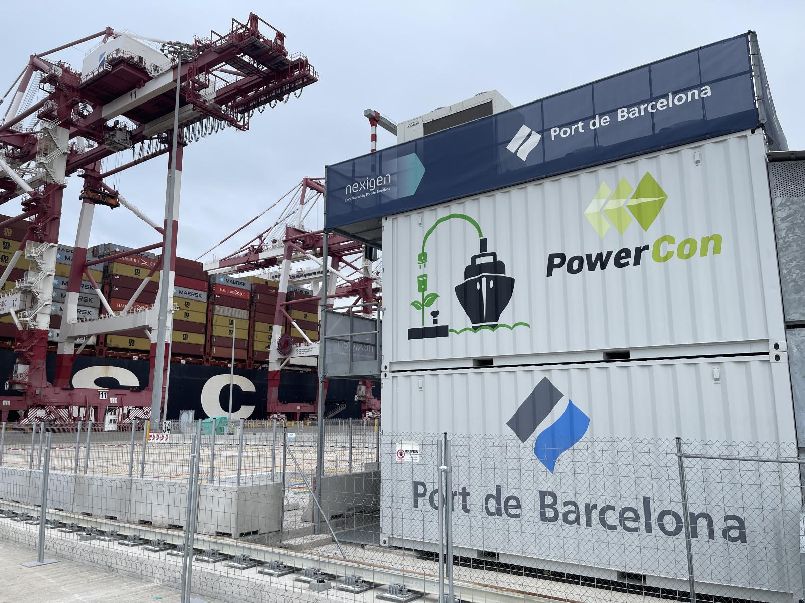 Instalación de OPS en el Port de Barcelona