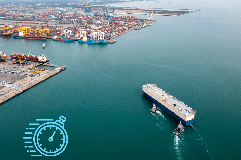 El funcionamiento de la operativa de llegada, atraque y salida de los buques depende del intercambio de información. El objetivo es hacerlo siguiendo la denominación Just-in-Time (JIT) para reducir el tiempo de espera de los buques y reducir emisiones, combustible y costes económicos (FP/PierNext).