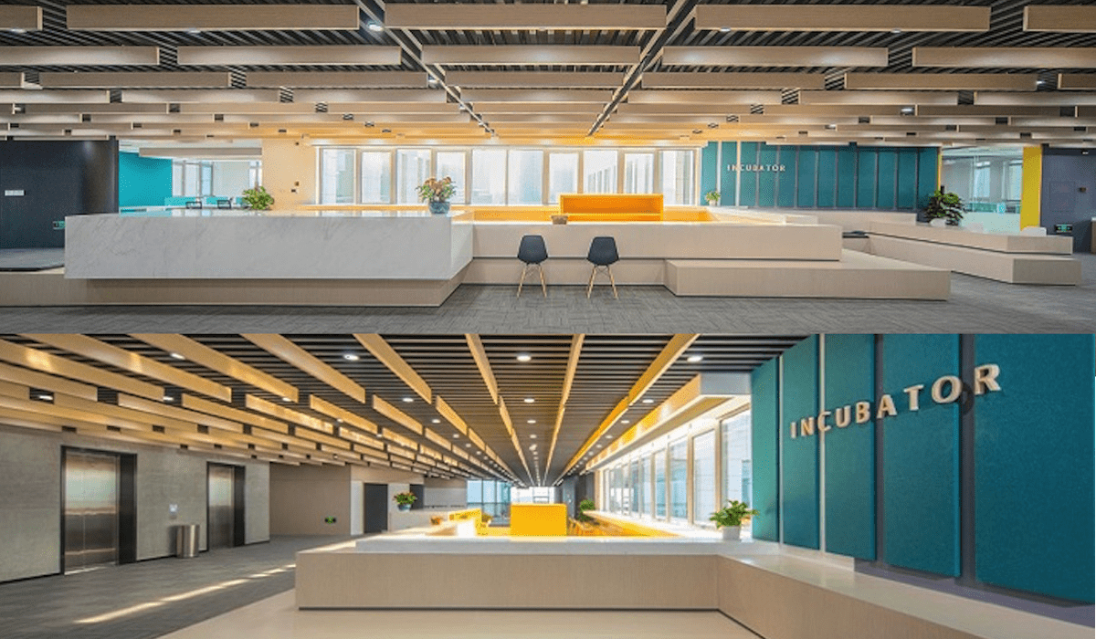 The Nottingham-Ningbo Incubator Centre is a ground-breaking multi-use venue for student and staff entrepreneurs seeking to transform ideas into viable products and scalable companies.  [Image by UNNC Incubator]