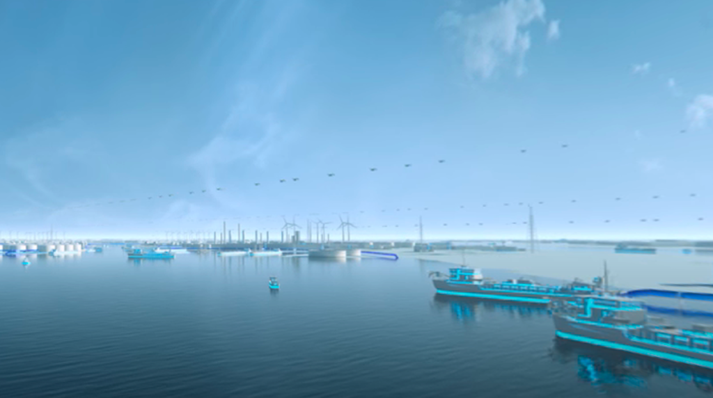 APICA system are used in the port of Antwerp. It superimposes an augmented reality layer so that the user knows all the movements in the infrastructure (Image: Port of Antwerp).