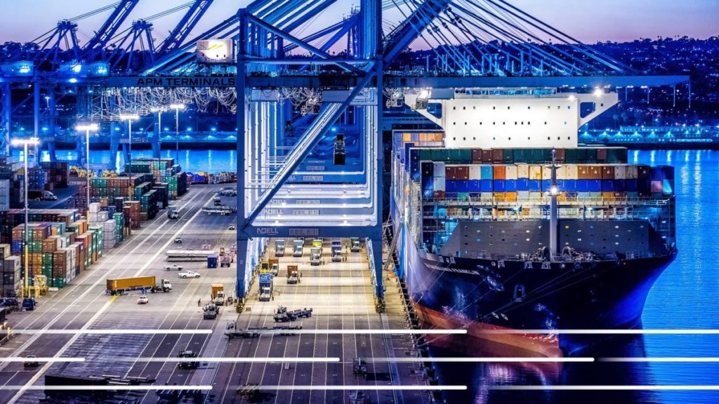 The Port of Los Angeles designed a cloud-based solution, called Port Optimizer, that achieves the productive communication that makes traceability possible. (Image by Port of Los Angeles)