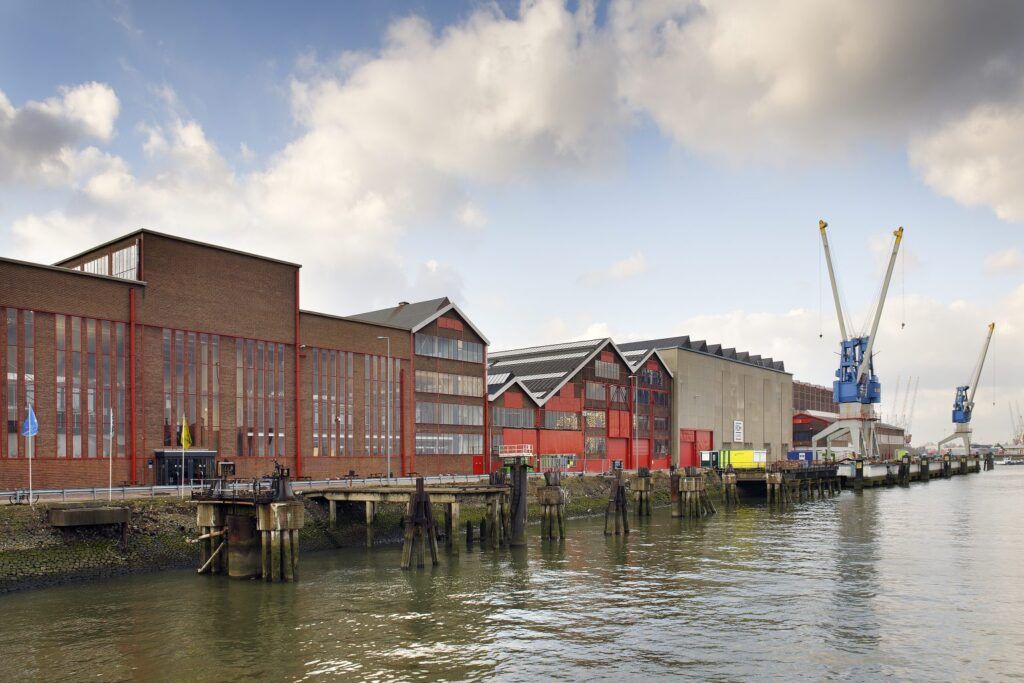 Rotterdamsche Droogdok Maatschappij, the hub of the Dutch port. (GettyImages)