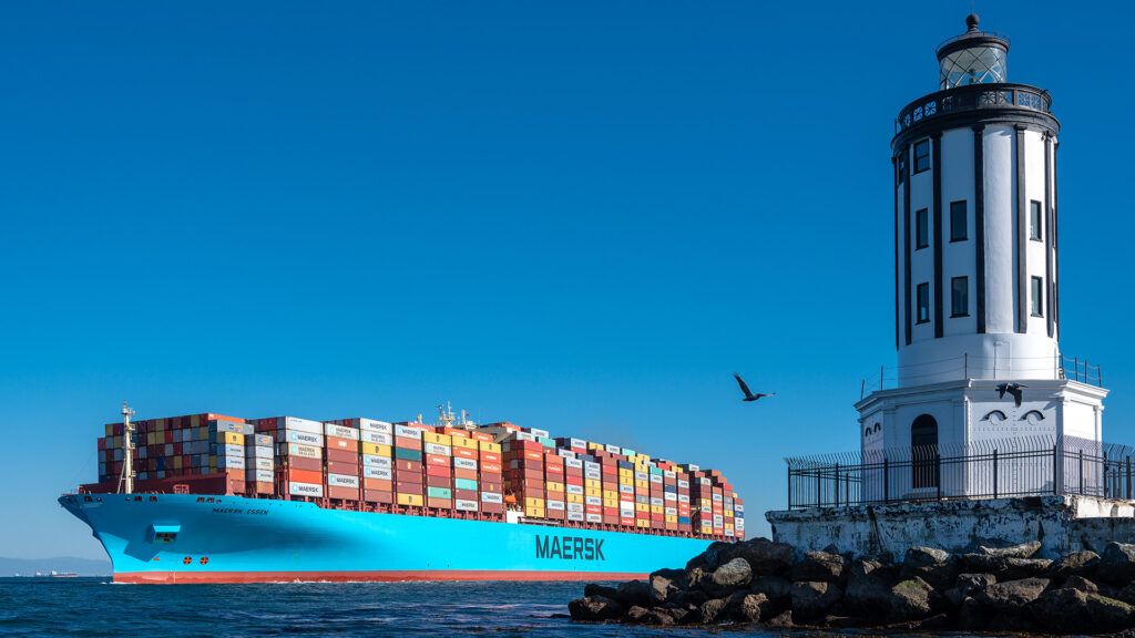 Port Optimizer optimizes loading and unloading operations and reduces emissions. (Port of LA)