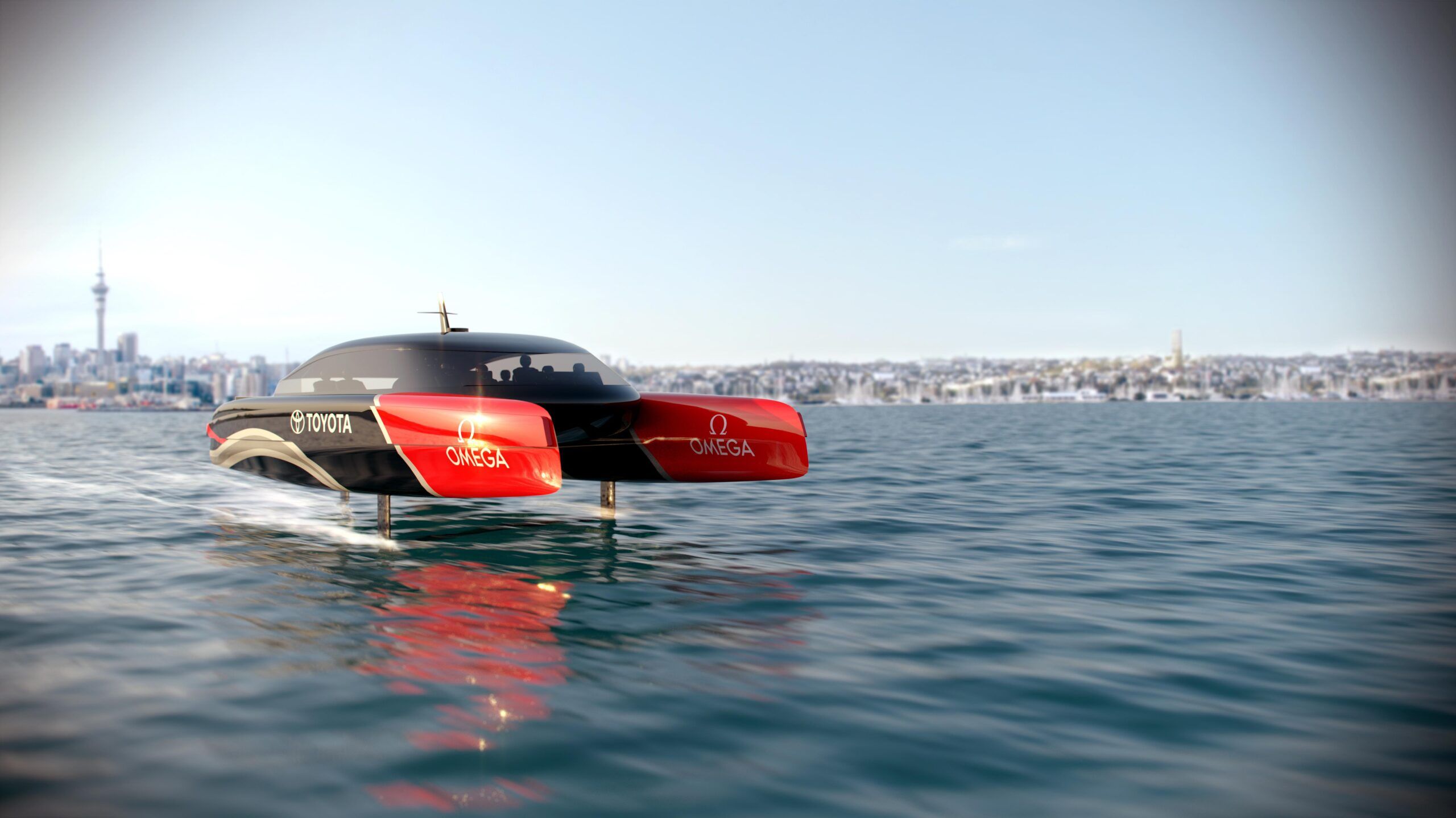 The addition of the Chase Zero auxiliary vessel will be a turning point for the America's Cup. (America's Cup)