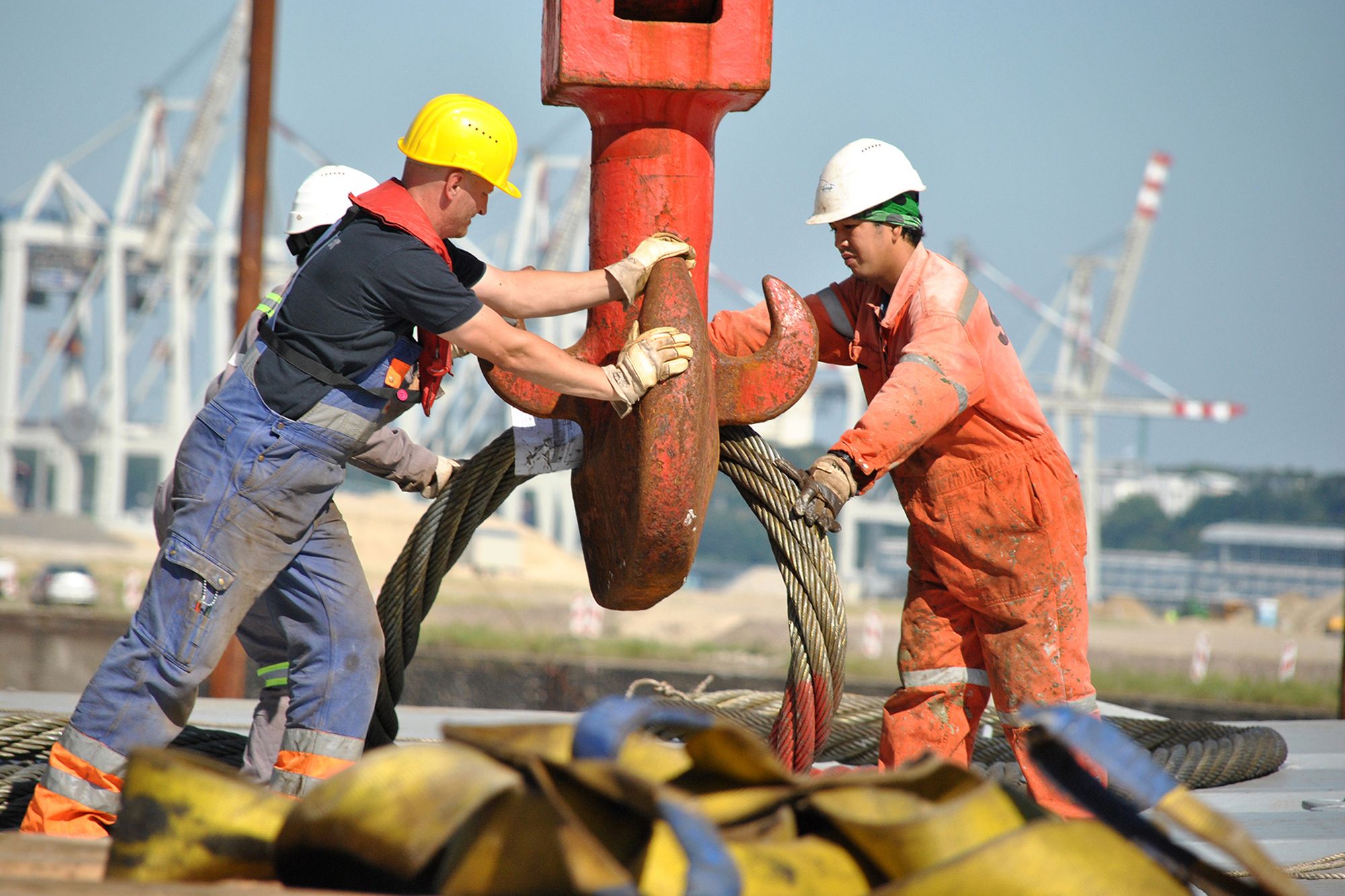 La col·laboració interportuària és extremadament útil per a compartir solucions a reptes com la ciberseguretat. (Port of Hamburg)