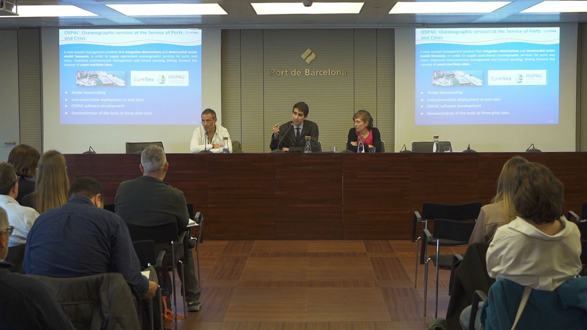 The Port of Barcelona was the venue chosen to present the OSPAC tool. (PierNext)