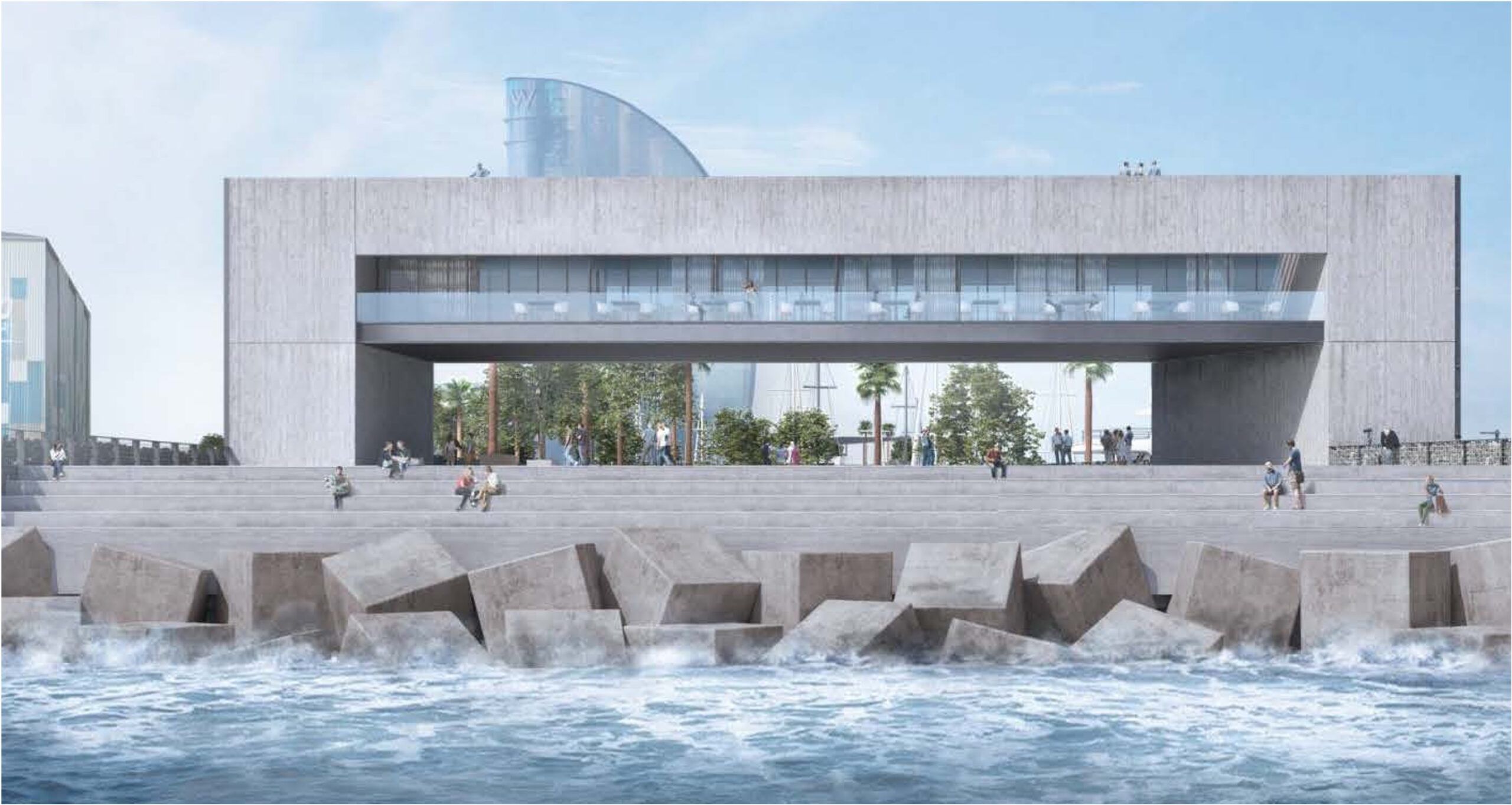 Las intervenciones abrirán nuevos espacios al mar para el disfrute de la ciudadanía. (Port de Barcelona)