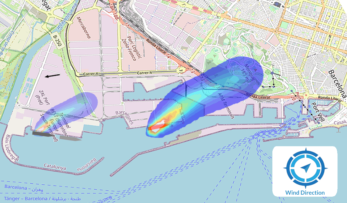 Gemelo Digital del Port de Barcelona en colaboración con Prodevelop - representación de la futura puesta en marcha. (Port de Barcelona)