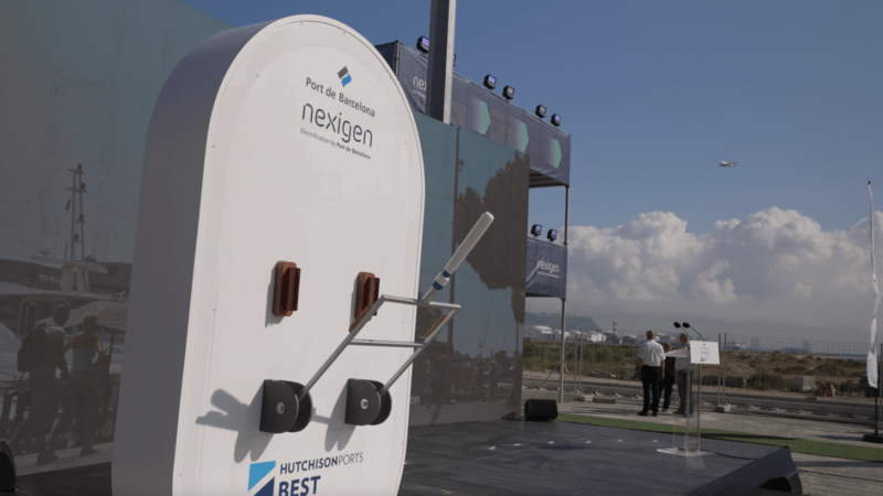 Six years before it becomes mandatory in European ports, Barcelona has inaugurated the first “super-plug-in” for container ships in the Mediterranean (PierNext).