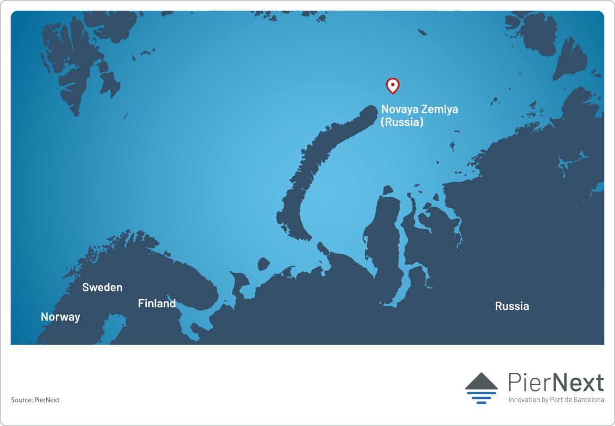 Map 2. Novaya Zemlya Island