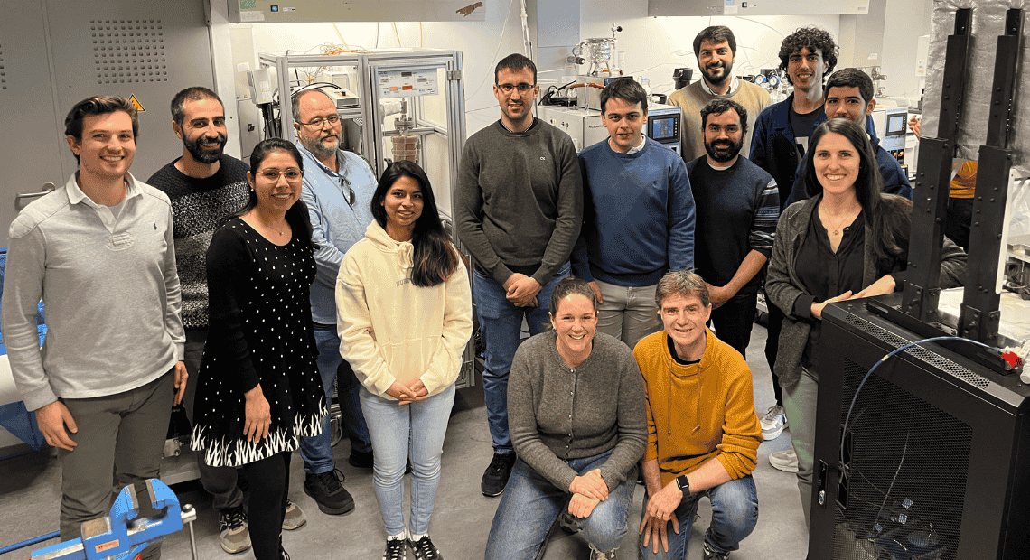 The IREC team that led the SUPORT project, which has demonstrated the viability of producing marine e-diesel from wastewater and captured CO₂ (IREC).